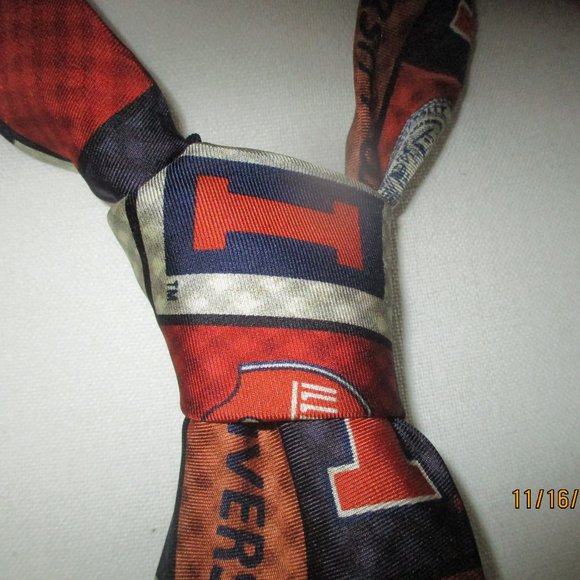 # 79 UOI  UNIVERSITY OF ILLINOIS Necktie NWT - Picture 1 of 10